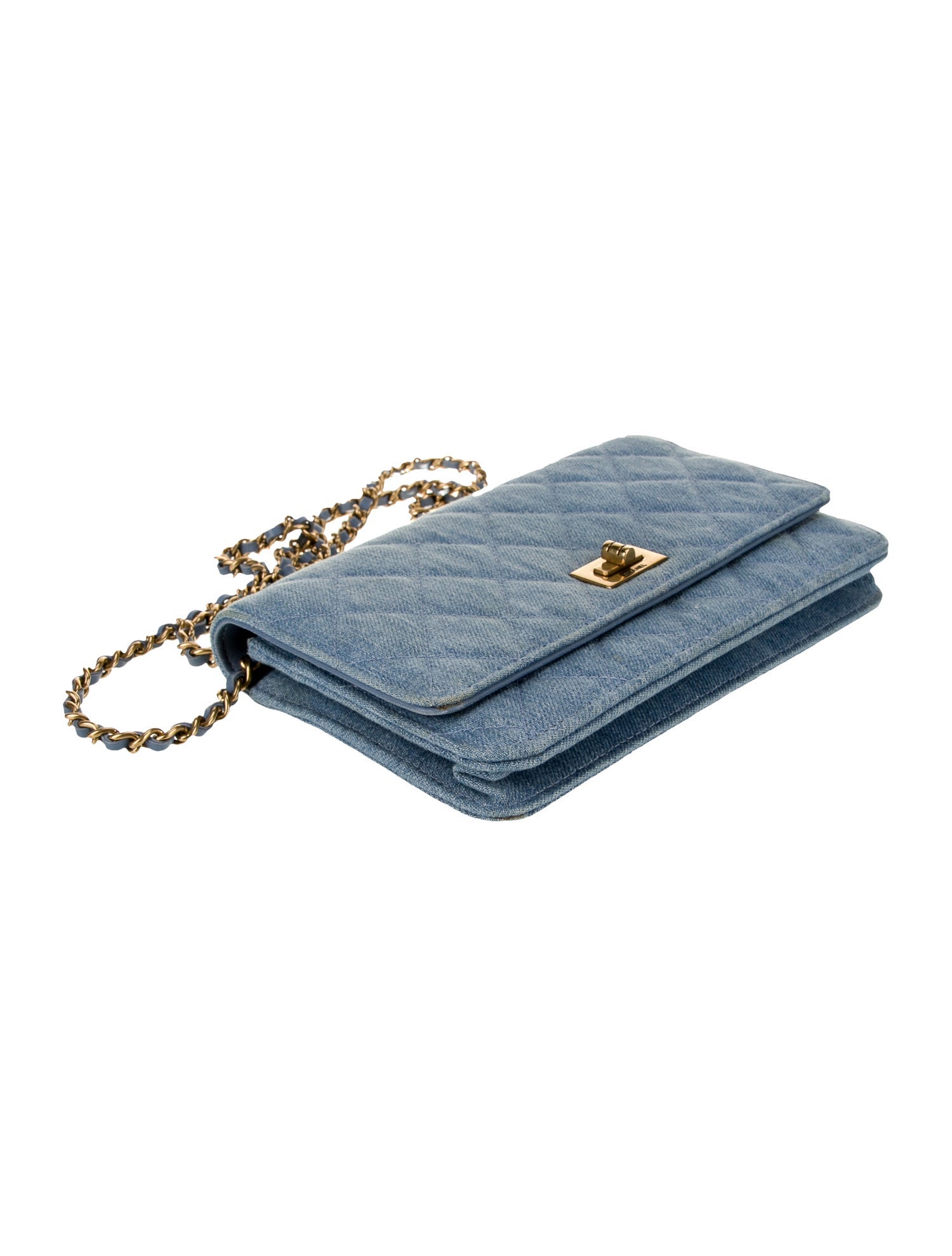 Chanel Denim Reissue Wallet On Chain